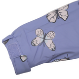 Butterfly Colour Change Terry Towelling Lined Raincoat Blue Heron AW24