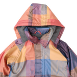 Sherpa Lined Check Raincoat Red AW25