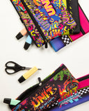 Fizzle Unit Double Pencil Case- Multi SS25