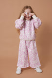 Lavender Fleece Puff Sweater AW25