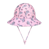 Girls Ponytail Swim Bucket Beach Hat- Dolphin SS25