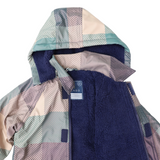 Sherpa Lined Check Raincoat Green AW25