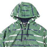 Colour Change Stripe Raincoat Green AW25