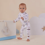 Set Sail Organic Snugglesuit Convertible Romper AW26