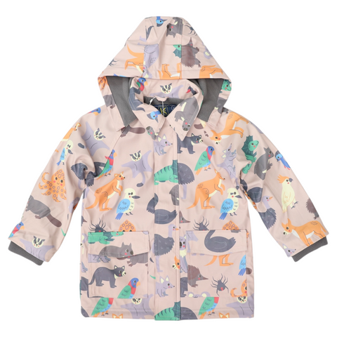 Australian Animal Raincoat Beige AW25