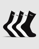 UNIT Storm Youth Bamboo Hi-Lux Socks - 5 Pack Multi