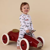 Little Racers Organic Snugglesuit Convertible Romper AW26