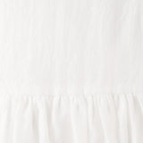 Noa Puff Sleeve Bow Back Dress - Ivory SS25