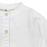 Cardigan White SS25