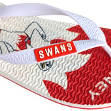 AFL - Sydney Swans KIDS Thongs + Additional Straps