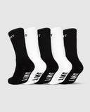 UNIT Storm Youth Bamboo Hi-Lux Socks - 5 Pack Multi