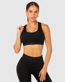 Energy Cross Ladies Sports Bra- Black SS25