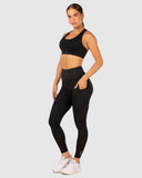 Energy Cross Ladies Sports Bra- Black SS25