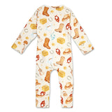 Cowboys Organic Snugglesuit Convertible Romper