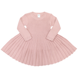 Swing Knit Dress Dusty Pink AW25
