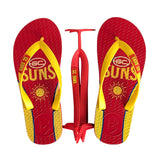AFL - Gold Coast Suns KIDS Thongs + Additional Straps