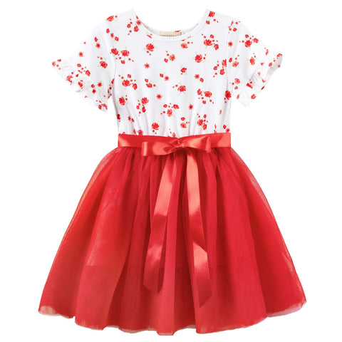 Alyssa Floral S/S Tutu Dress SS25