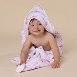Coral Organic Hooded Baby Towel SS24