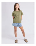 Washed Tee Khaki SS25