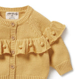 Dijon Knitted Ruffle Cardigan AW24