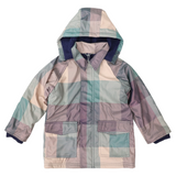 Sherpa Lined Check Raincoat Green AW25