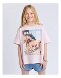 Western Tee Pink SS25
