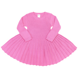 Swing Knit Dress Hot Pink AW25