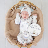 Set Sail Organic Snugglesuit Convertible Romper AW26