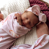 Unicorn Organic Jersey Wrap & Topknot Set