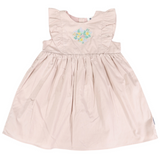 Cotton Lawn Frill Dress Dusty Pink SS25