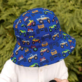 Boys Classic Bucket Sun Hat- Monstertruck SS25