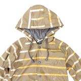 Colour Change Stripe Raincoat Chestnut AW25