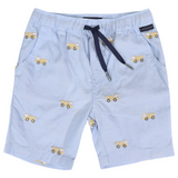 Embroidered Truck Chambray Short Light SS25