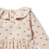 Emily Floral Organic Ruffle Dress AW24
