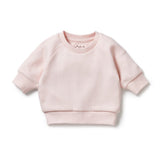 Pink Organic Quilted Sweat AW24