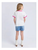 Cowgirl Ringer Tee- Vintage White SS25