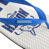 AFL - North Melb Kangaroos Regular Thongs + Additional Straps