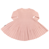 Swing Knit Dress Dusty Pink AW25