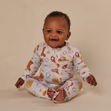 Cowboys Organic Snugglesuit Convertible Romper