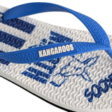 AFL - North Melb Kangaroos KIDS Thongs + Additional Straps