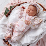 Boots & Bows Organic Snugglesuit Convertible Romper with Frill