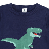 T-REX Sweater Navy AW25
