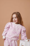 Lavender Fleece Puff Sweater AW25