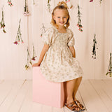THEA FLORAL PUFF SLEEVE DRESS SS24
