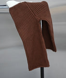 Chunky Knit Pants Choc AW26