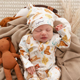 Cowboys Organic Snugglesuit Convertible Romper