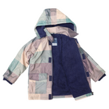 Sherpa Lined Check Raincoat Green AW25