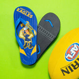 AFL - West Coast Eagles KIDS Thongs + Additional Straps