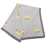 Classic Tip Truck Knit Blanket Grey 100cm x 80cm AW24