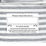 Boys Classic Bucket Sun Hat- Grey Stripe SS25